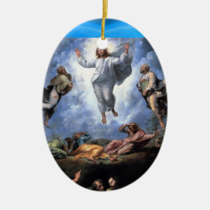 TRANSFIGURATION OF JESUS CERAMIC TREE DECORATION