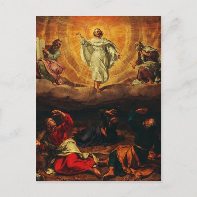 Transfiguration of Jesus Christ Fine Art Postcard (Front)