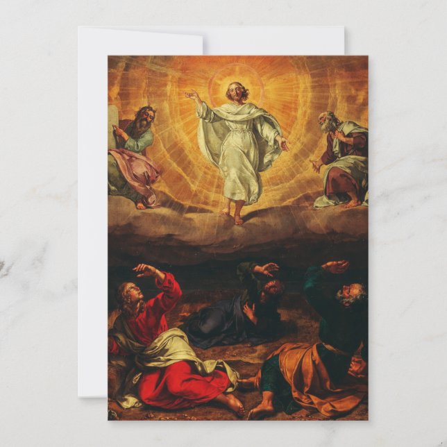 Transfiguration of Jesus Christ Invitation (Front)