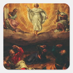 Transfiguration of Jesus Christ Square Sticker