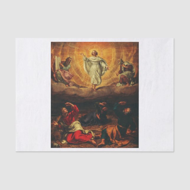 Transfiguration of Jesus Christ Tissue Paper (Front)