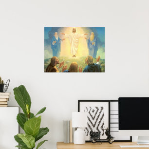 Transfiguration of Jesus Christ, Vintage Religion Poster