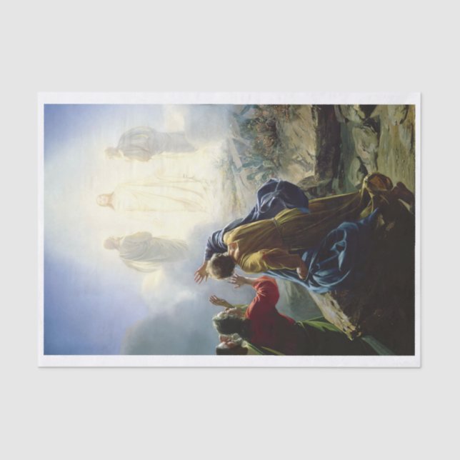 Transfiguration of Jesus, Decoupage Tissue Paper (Front)