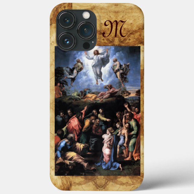 TRANSFIGURATION OF JESUS monogram Case-Mate iPhone Case (Back)