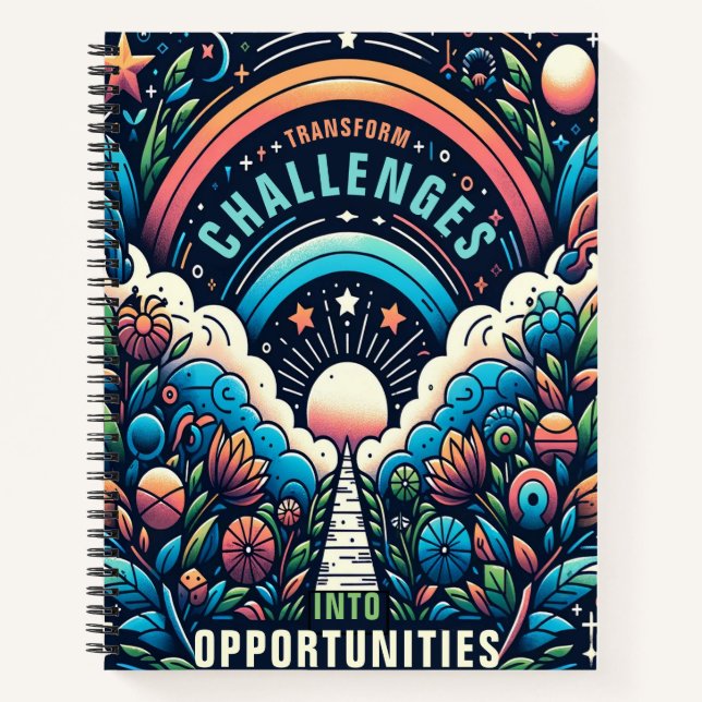 Transform Challenges into Opportunities Notebook (Front)