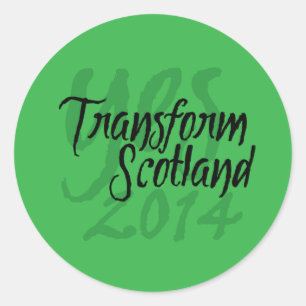 Transform Scotland sticker