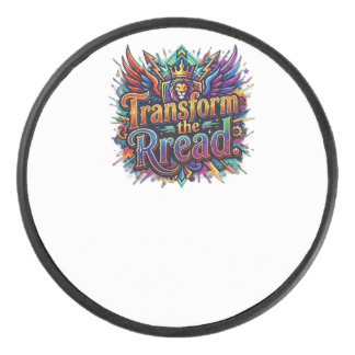 Transform the Tread – Bold Journey T-Shirt Hockey Puck