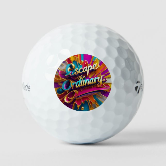 "Transform Your Life" Golf Balls (Front)