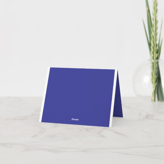 Transform Your Space with a Stunning Blue Wall Thank You Card (Back)