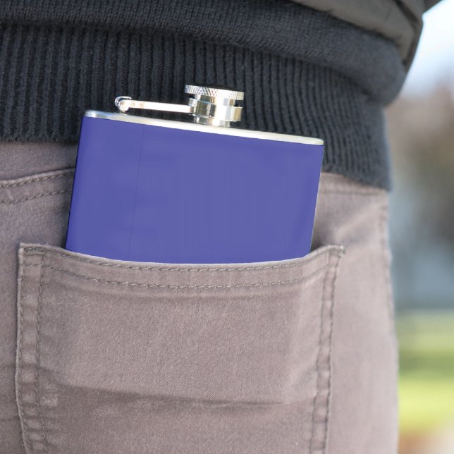 Transform Your Space with a Stylish Blue  Hip Flask (In Situ)