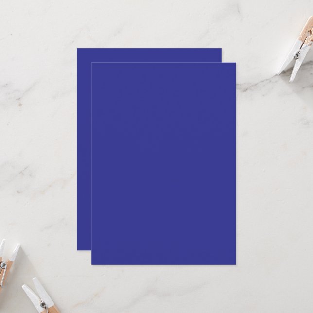 Transform Your Space with a Stylish Blue  Invitation (Front/Back In Situ)