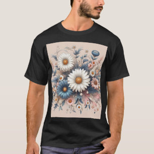 Transform Your Space with Elegant Daisy Floral T-Shirt