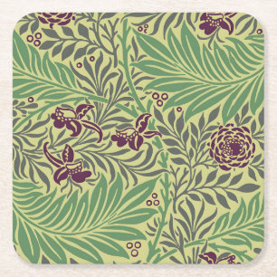 Transform Your Space with Seamless Floral Patterns Square Paper Coaster