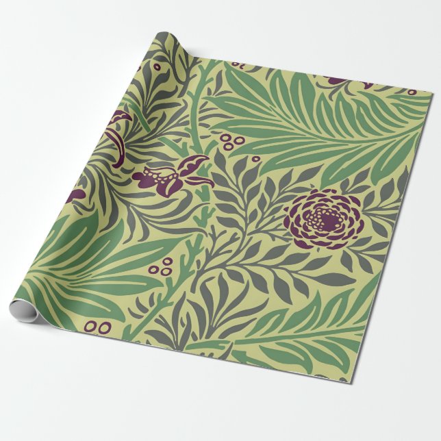 Transform Your Space with Seamless Floral Patterns Wrapping Paper (Unrolled)