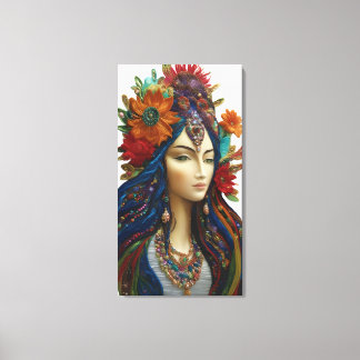 Transform your walls The vibrant spirit of Shakti Canvas Print