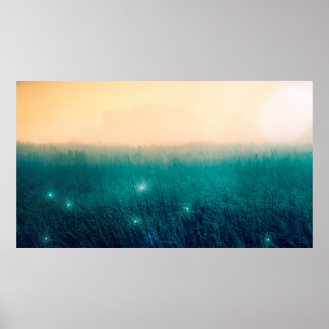 Transformation grunge texture sun poster (Front)