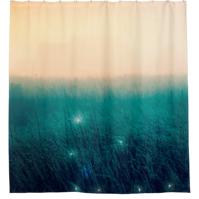 Transformation grunge texture sun shower curtain (Front)