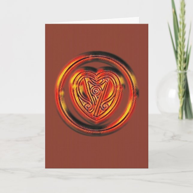 TRANSFORMATION - MASTERY - HEART - FLAME CARD (Front)