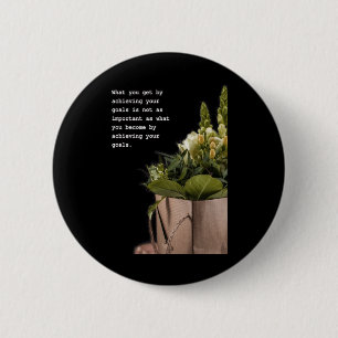 Transformative Journey Inspirational Quote Art 6 Cm Round Badge