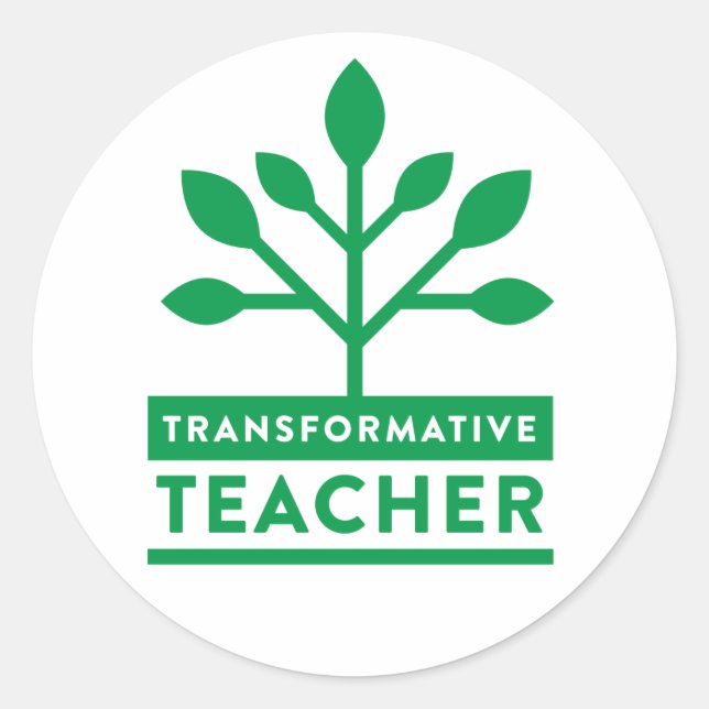 Transformative Teacher Sticker (Front)