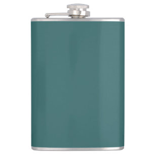 Transformative Teal Hip Flask