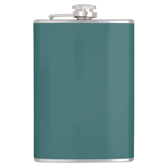 Transformative Teal  Hip Flask (Front)