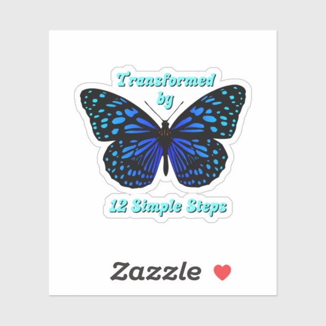 Transformed by 12 Simple Steps, AA, NA, Al-Anon  (Sheet)