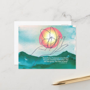 Transformed by Grace The New Creation Christian Postcard