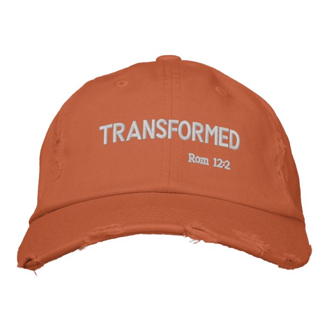 TRANSFORMED! Customise It Embroidered Hat (Front)