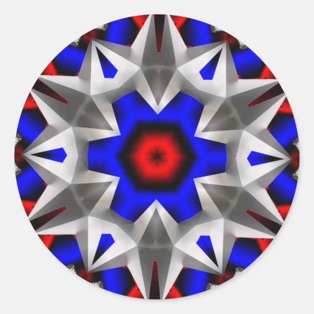 Transformer Star Classic Round Sticker (Front)