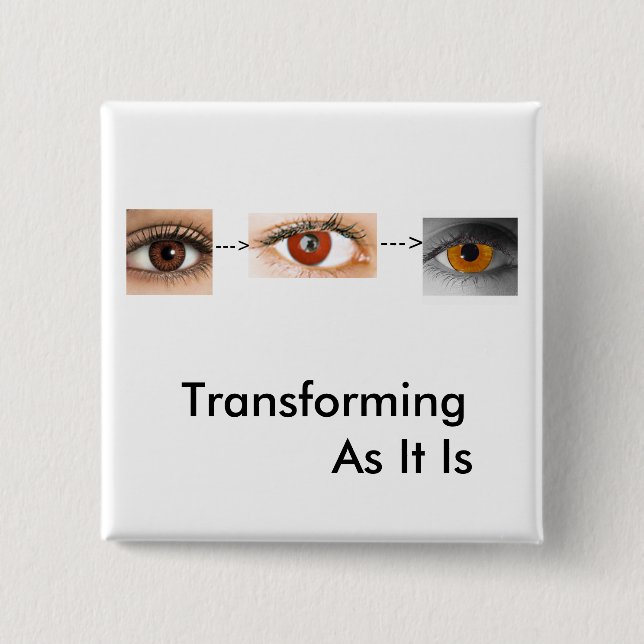 Transforming 15 Cm Square Badge (Front)