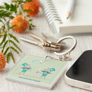 Transfusiologist Key Ring