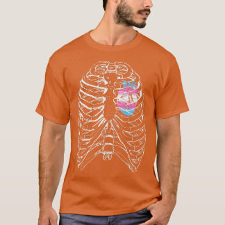 Transgender Anatomical Heart Ribcage Trans Pride H T-Shirt