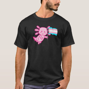 Transgender Axolotl Trans Lgbt Lgbtq T-Shirt