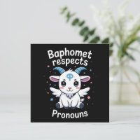Transgender Baphomet Respects Pronouns Trans Pride