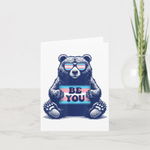 Transgender Be You Trans Pride M2f F2m  Card