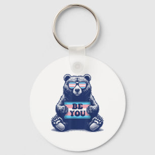 Transgender Be You Trans Pride M2f F2m Key Ring