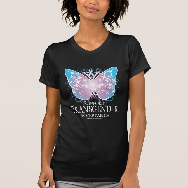 Transgender Butterfly T-Shirt (Front)