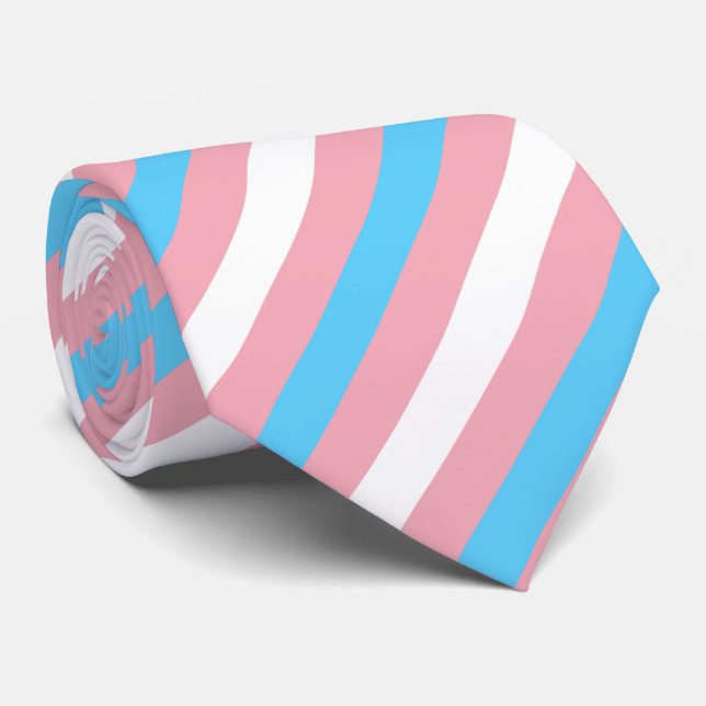 Transgender Colours Krawatte Tie (Rolled)