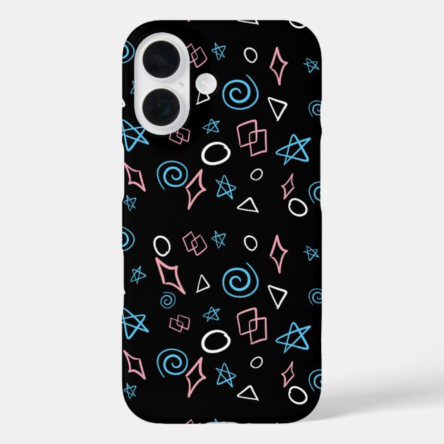 Transgender Colours Shapes Case-Mate iPhone Case (Back)
