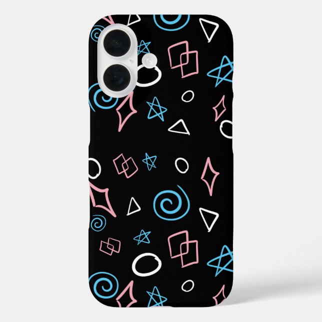 Transgender Colours Shapes Case-Mate iPhone Case (Back)