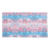 Transgender Dragon Damask - Trans Pride Flag Colou