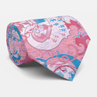 Transgender Dragon Damask - Trans Pride Flag Colou