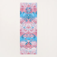 Transgender Dragon Damask - Trans Pride Flag Colou
