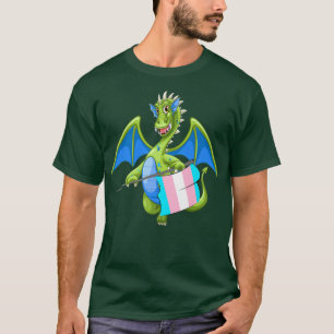 Transgender dragon trans LGBT LGBTQ T-Shirt