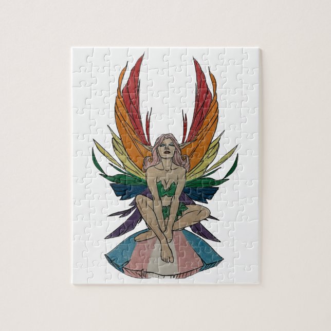 Transgender Faerie Jigsaw Puzzle (Vertical)