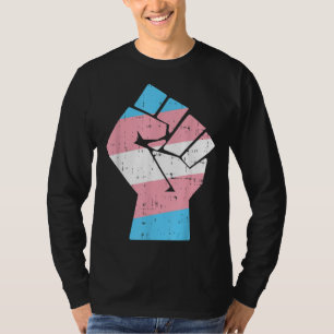 Transgender Fist Pride Rights LGBT Trans Transexua T-Shirt