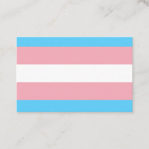 Transgender Flag Business Card