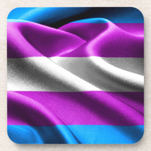 Transgender Flag Coaster