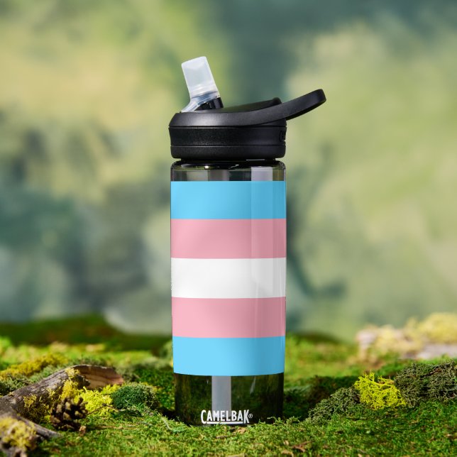 Transgender Flag, community, Pride / gender flag  Water Bottle (Outdoor)